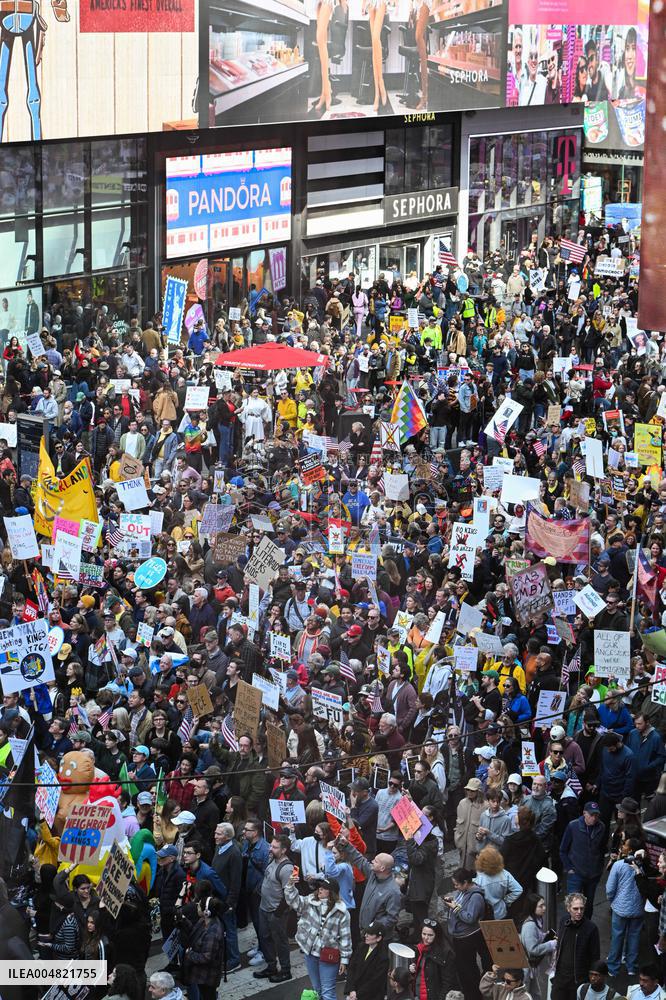 No Kings Protest in New York City - NYC