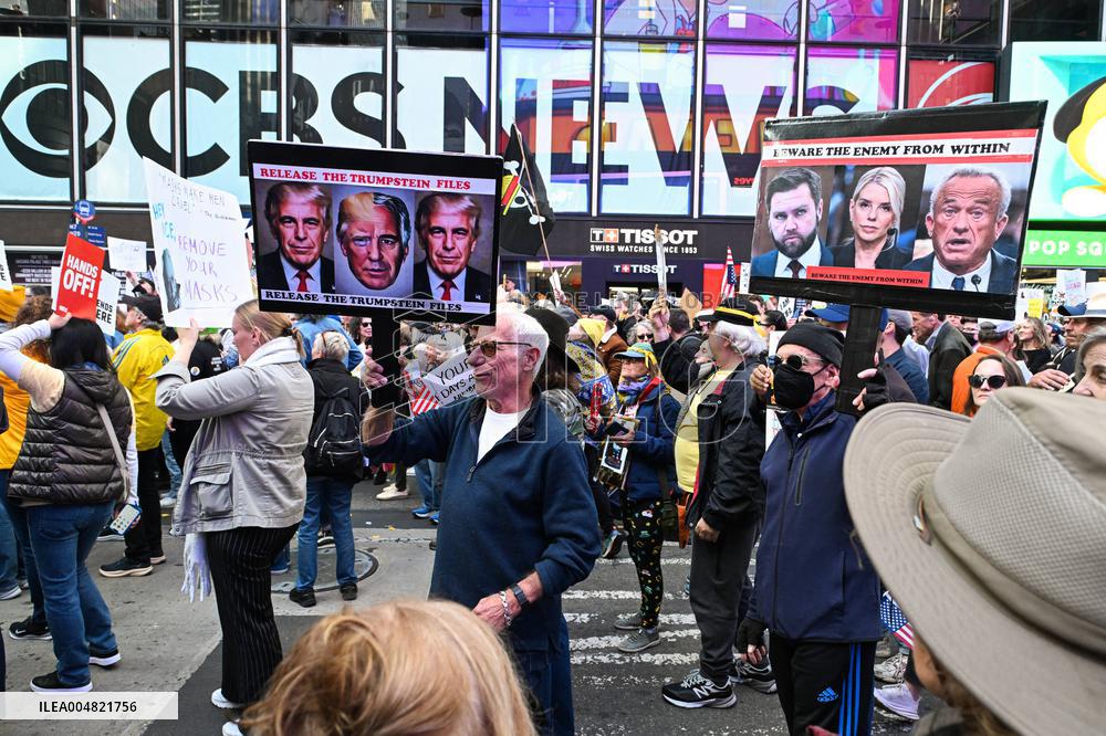 No Kings Protest in New York City - NYC