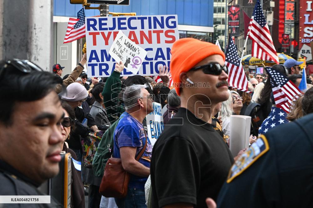 No Kings Protest in New York City - NYC