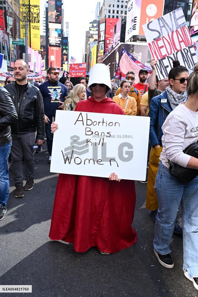 No Kings Protest in New York City - NYC