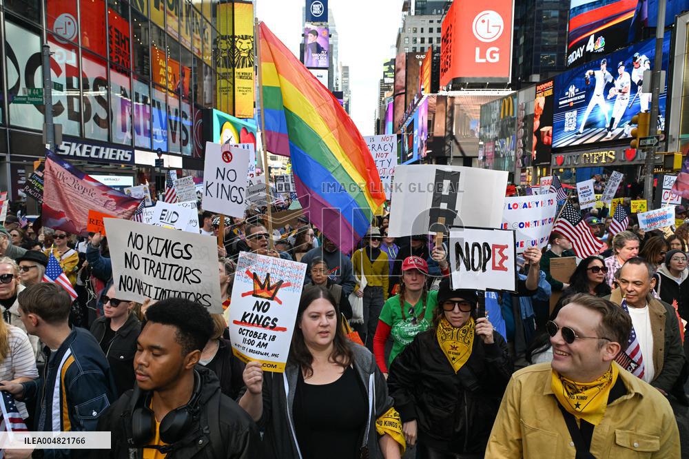 No Kings Protest in New York City - NYC