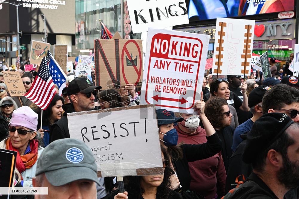 No Kings Protest in New York City - NYC