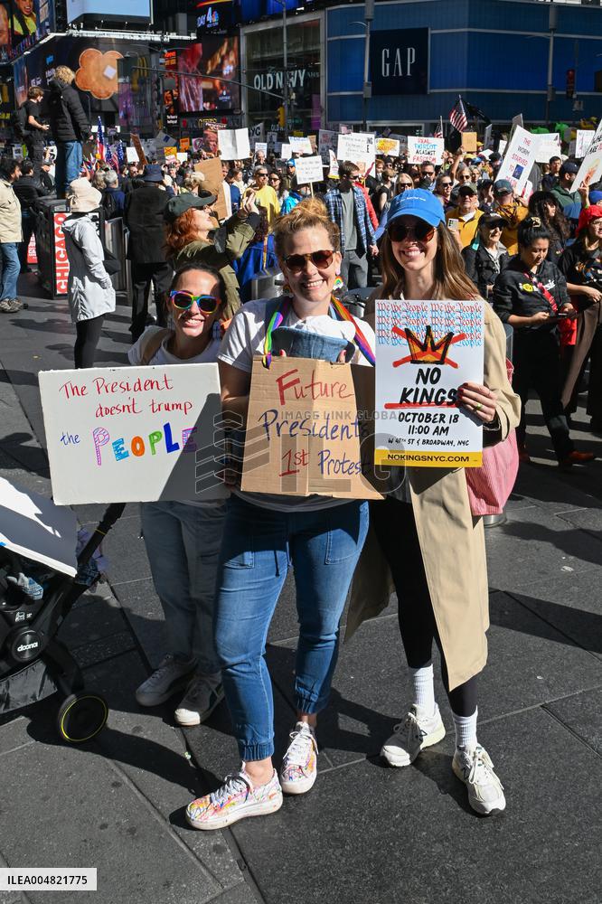 No Kings Protest in New York City - NYC