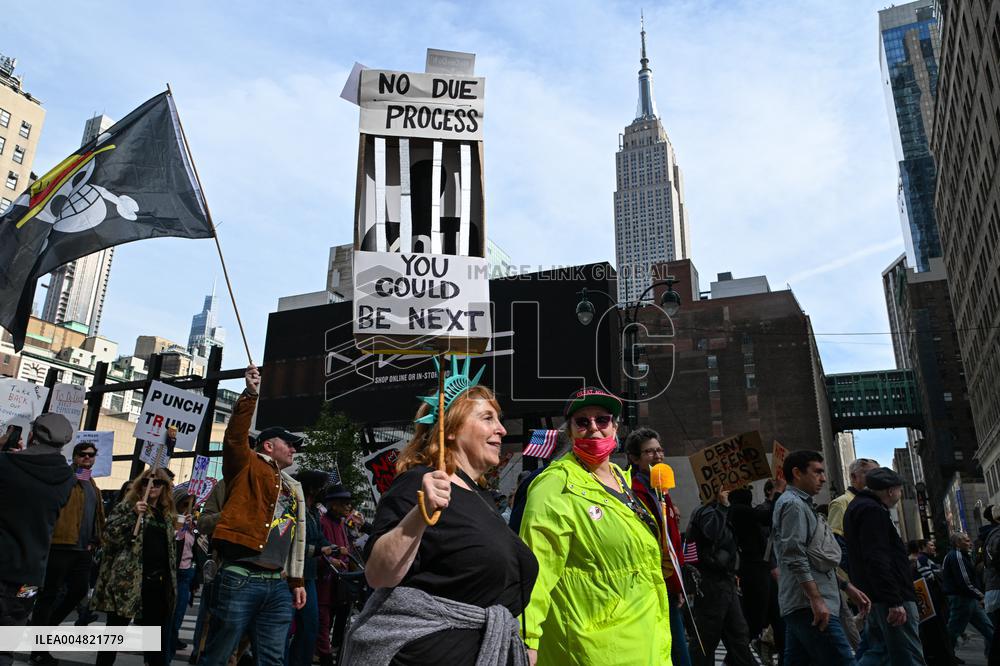 No Kings Protest in New York City - NYC