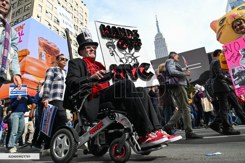 No Kings Protest in New York City - NYC