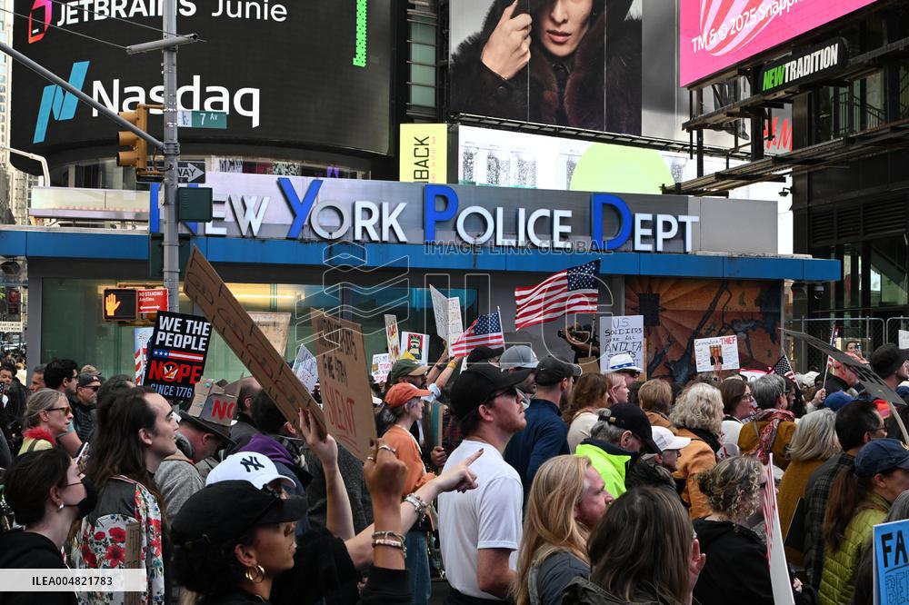 No Kings Protest in New York City - NYC