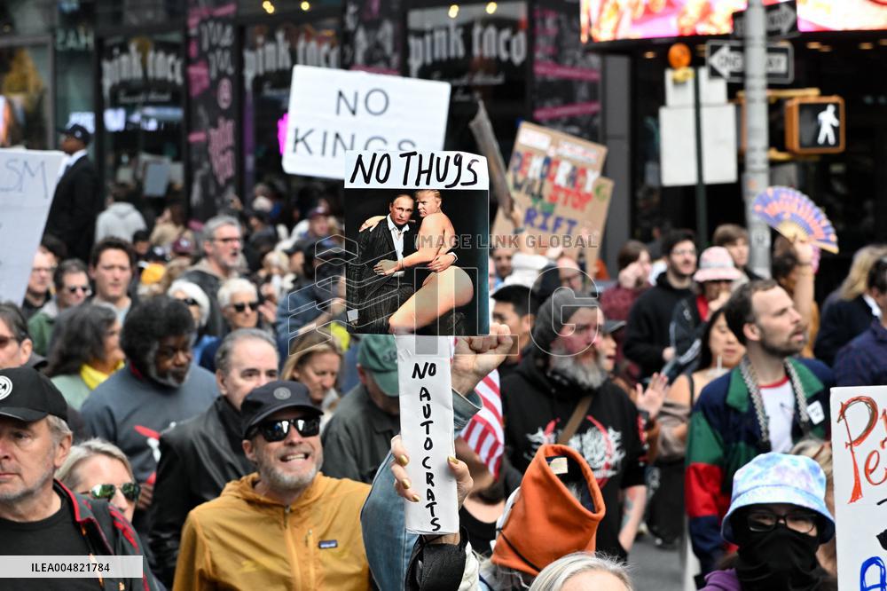 No Kings Protest in New York City - NYC