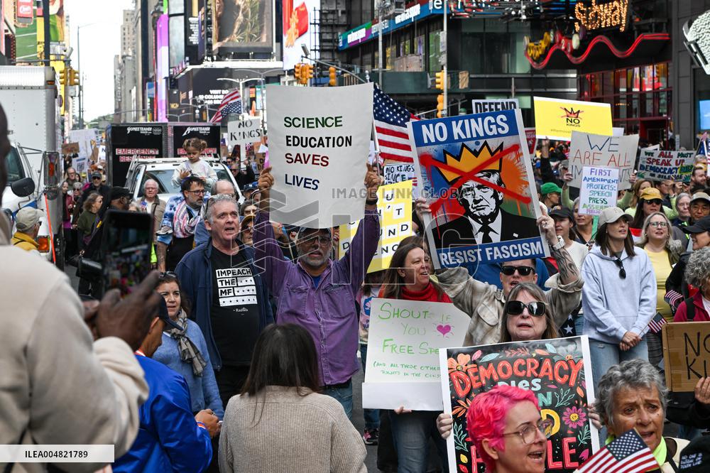 No Kings Protest in New York City - NYC