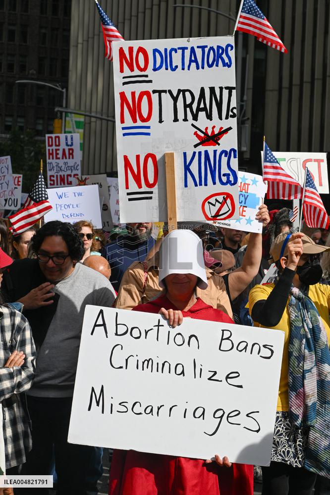 No Kings Protest in New York City - NYC