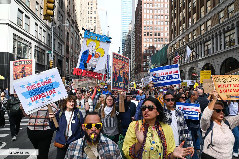 No Kings Protest in New York City - NYC