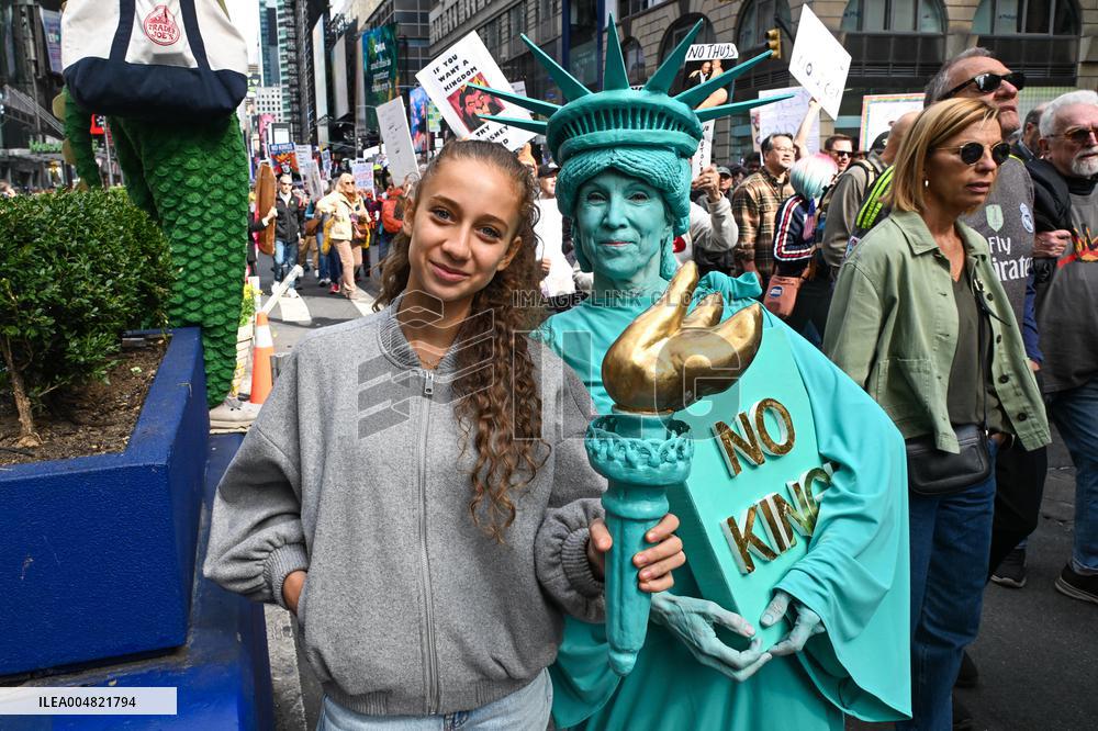 No Kings Protest in New York City - NYC