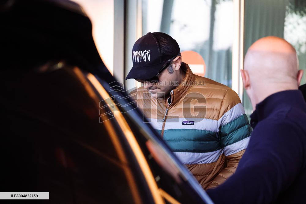 Lady Gaga and Boyfriend Arrive At Linate Airport - Milan