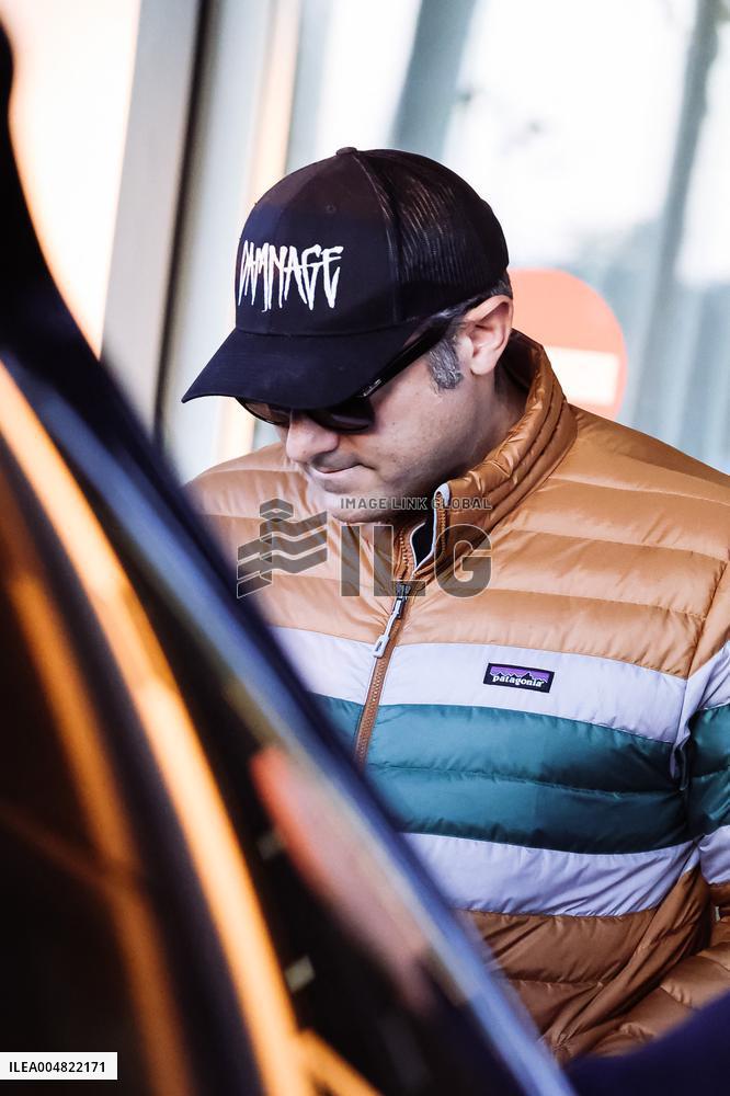 Lady Gaga and Boyfriend Arrive At Linate Airport - Milan