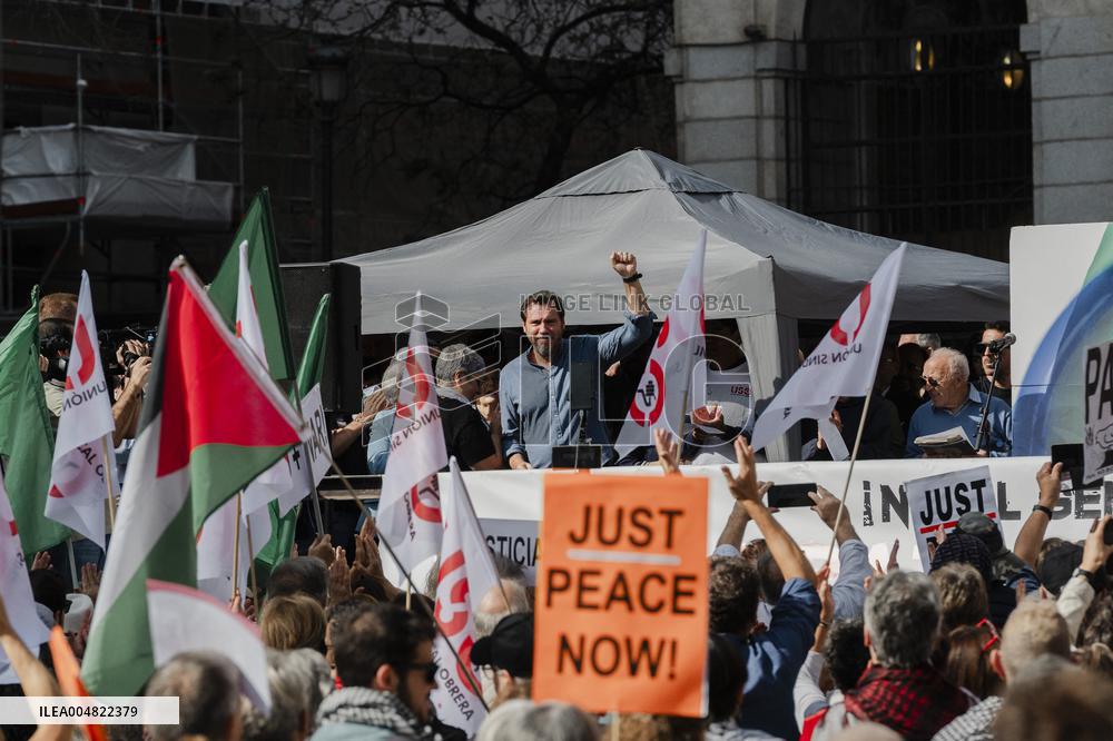 Demonstration For a Just Peace - Madrid
