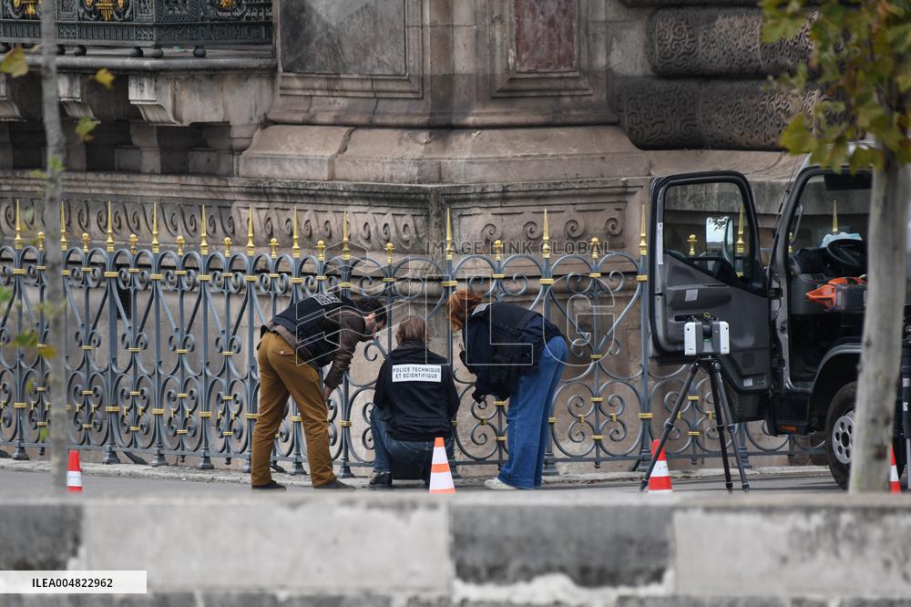 Conviction Pieces of the Robbery at the Louvre Museum - Paris
