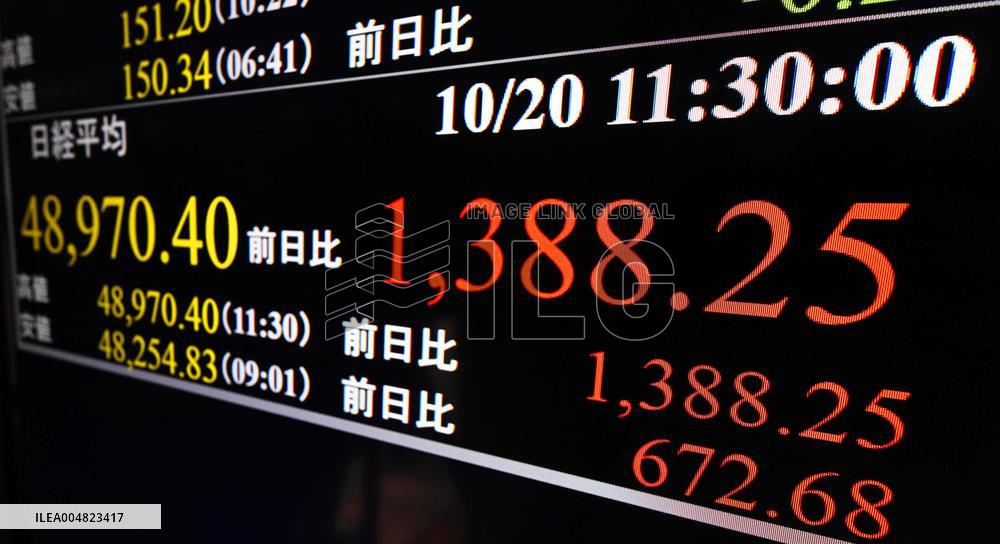 Tokyo stocks surge