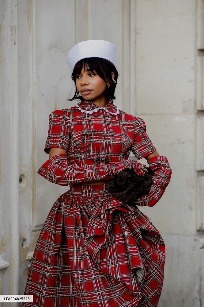 PFW - Jean-Paul Gaultier Street Style