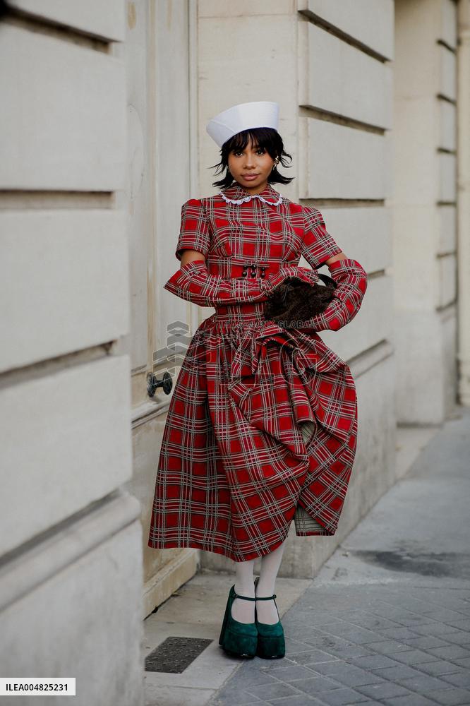 PFW - Jean-Paul Gaultier Street Style