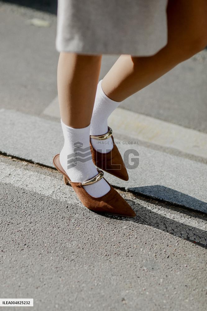 PFW - Jean-Paul Gaultier Street Style