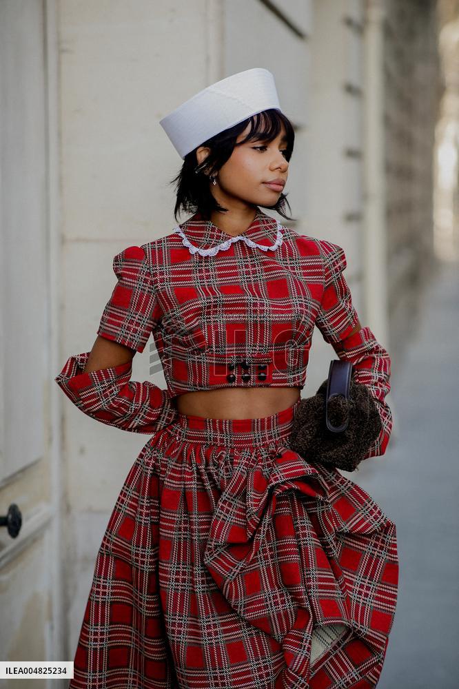 PFW - Jean-Paul Gaultier Street Style