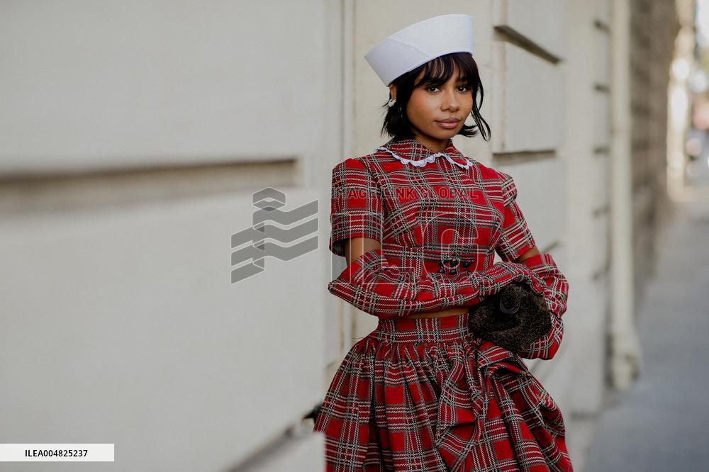 PFW - Jean-Paul Gaultier Street Style