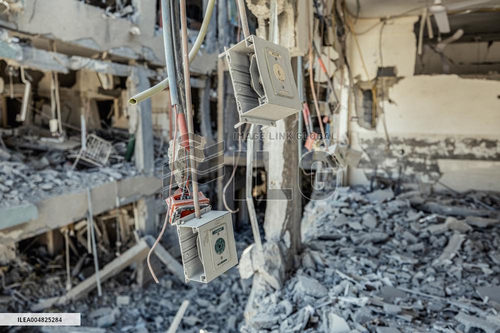 Gaza Hospitals In Ruins