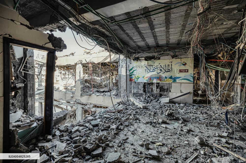 Gaza Hospitals In Ruins