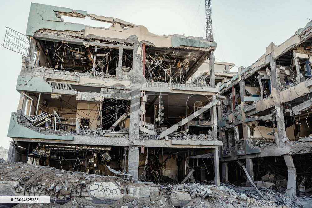 Gaza Hospitals In Ruins