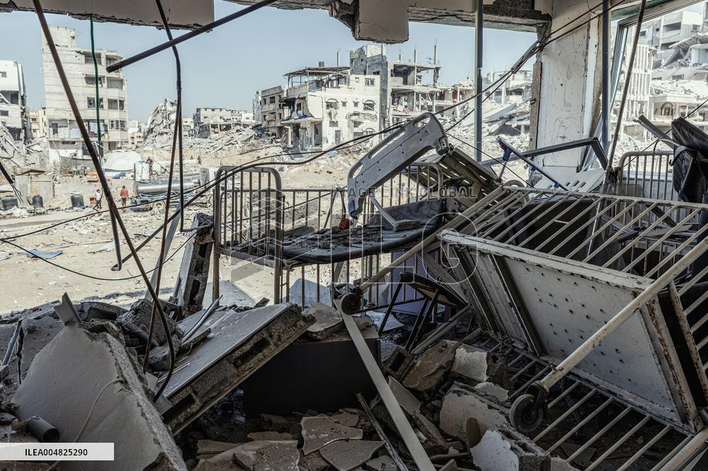 Gaza Hospitals In Ruins