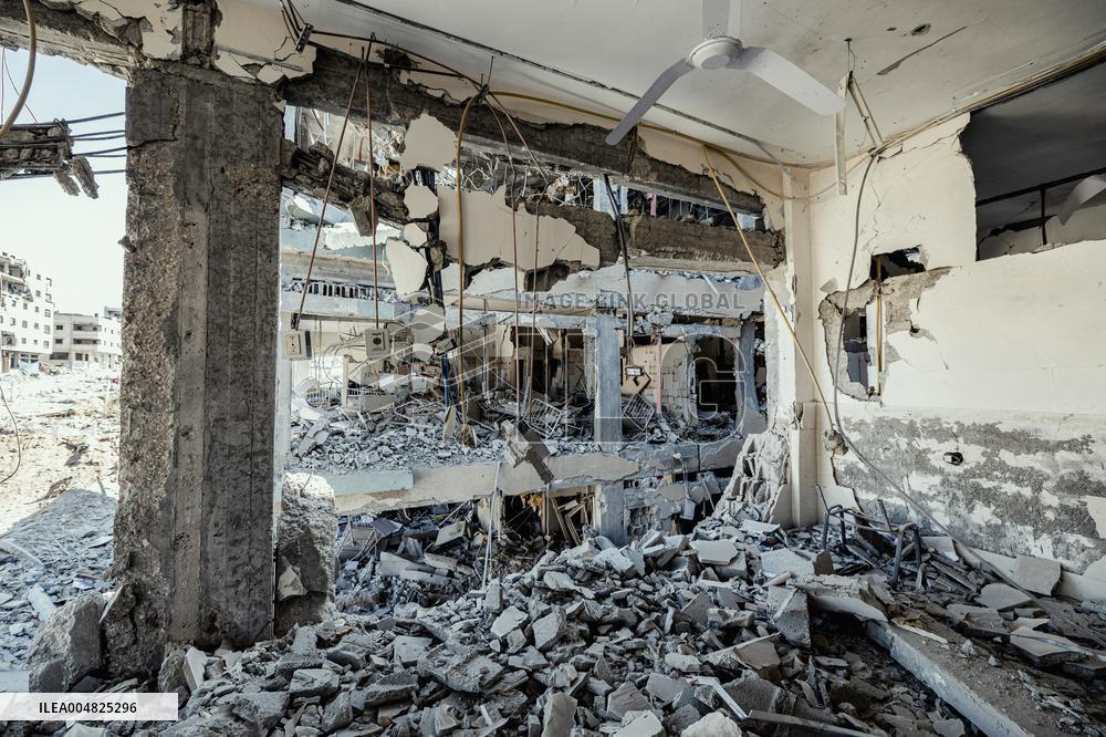 Gaza Hospitals In Ruins