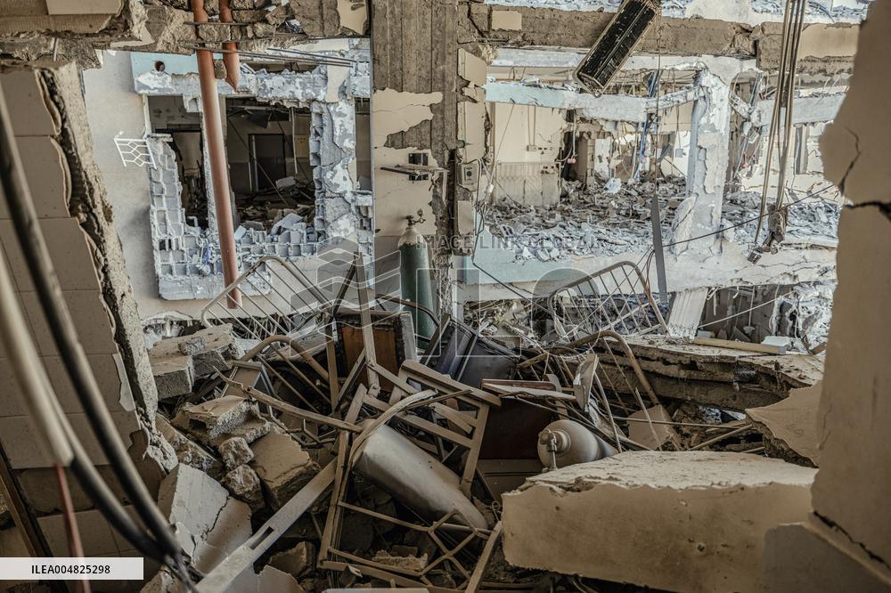 Gaza Hospitals In Ruins
