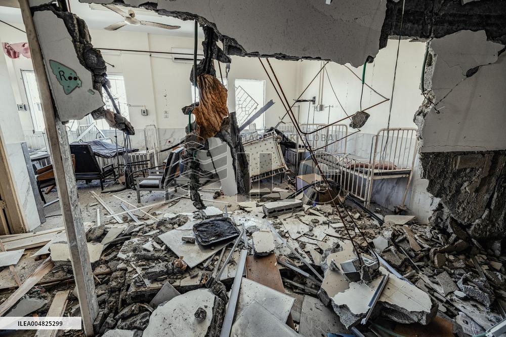 Gaza Hospitals In Ruins