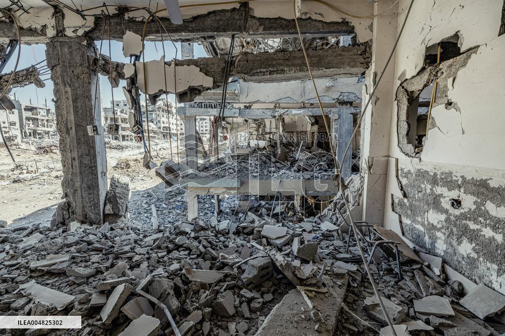 Gaza Hospitals In Ruins
