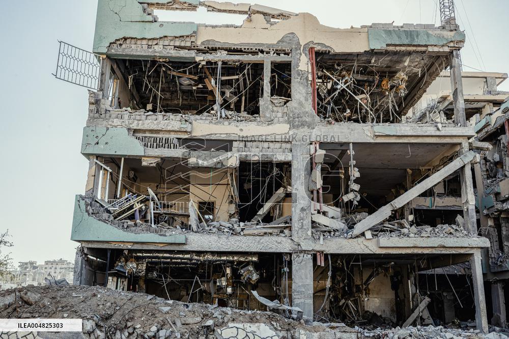 Gaza Hospitals In Ruins