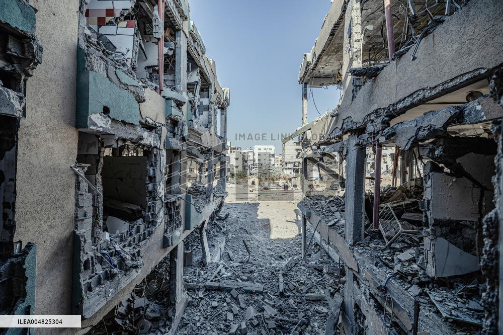 Gaza Hospitals In Ruins