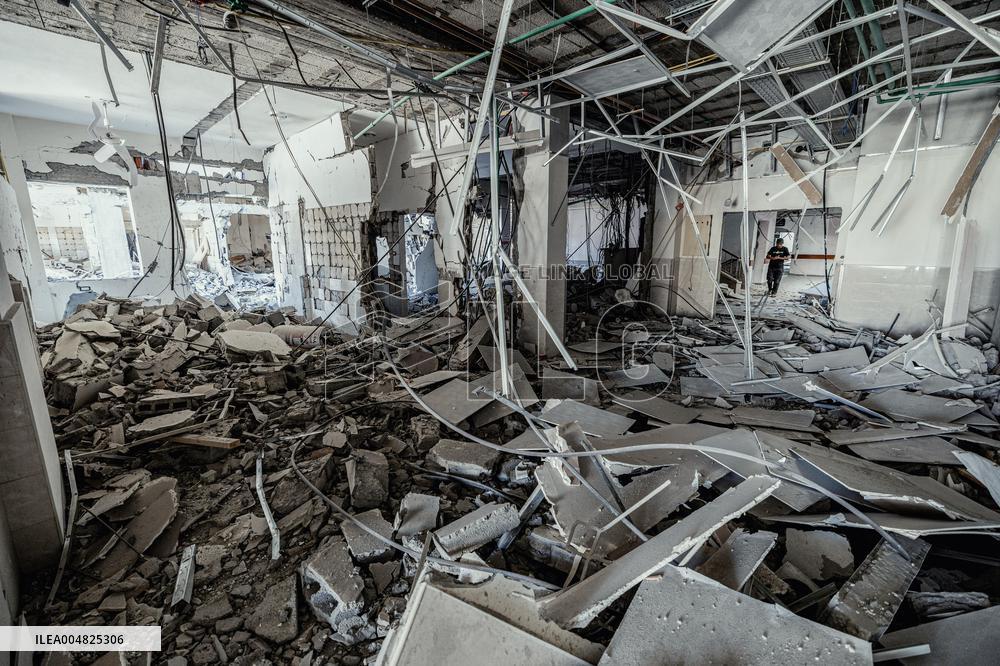 Gaza Hospitals In Ruins