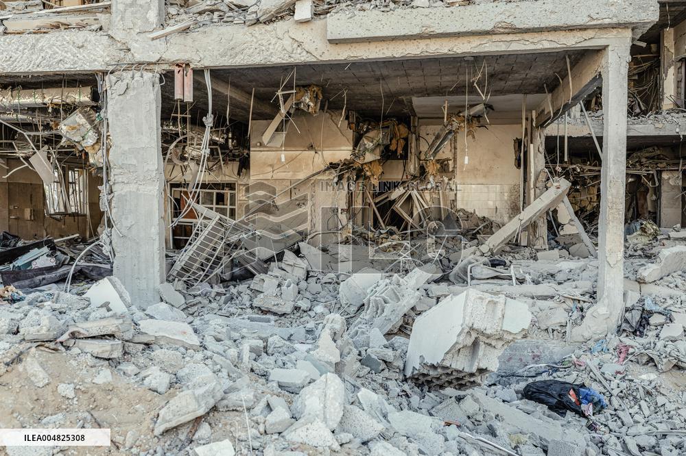 Gaza Hospitals In Ruins