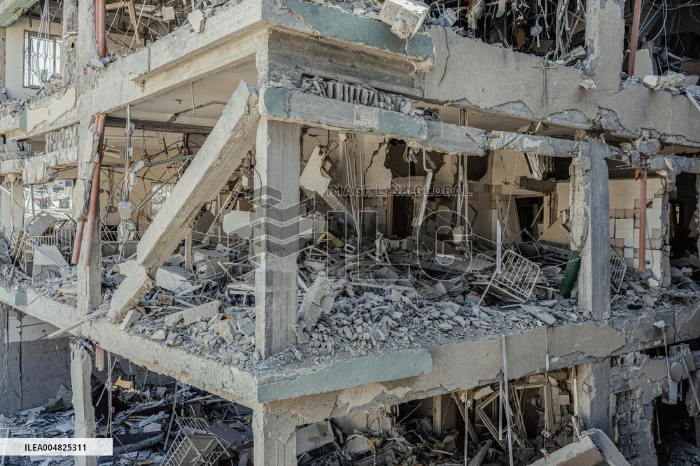 Gaza Hospitals In Ruins