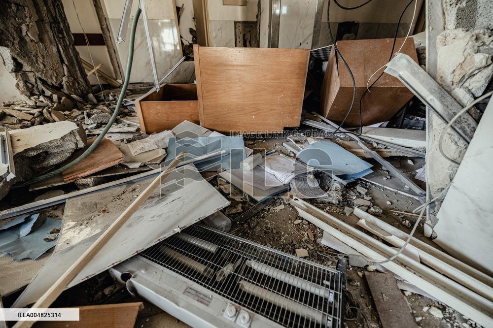 Gaza Hospitals In Ruins
