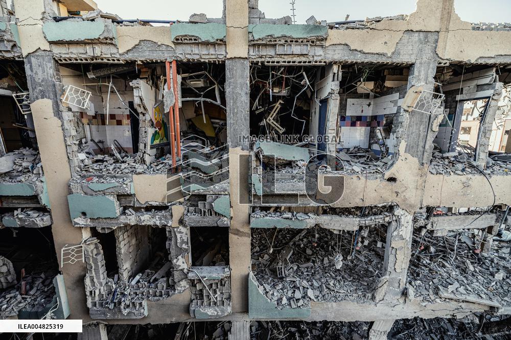 Gaza Hospitals In Ruins