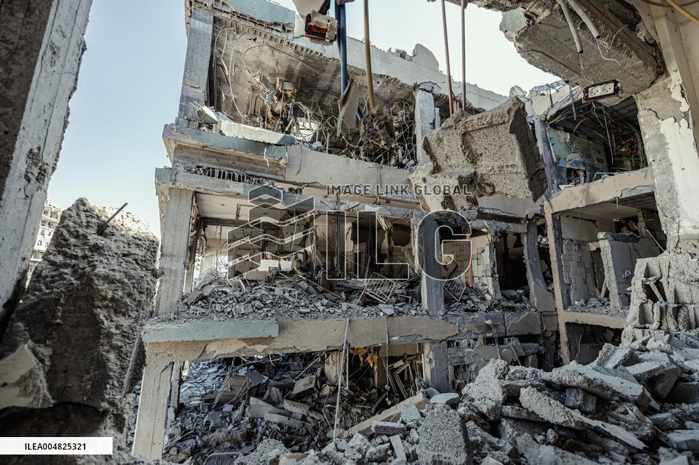 Gaza Hospitals In Ruins