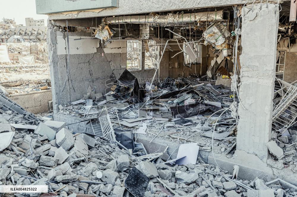 Gaza Hospitals In Ruins