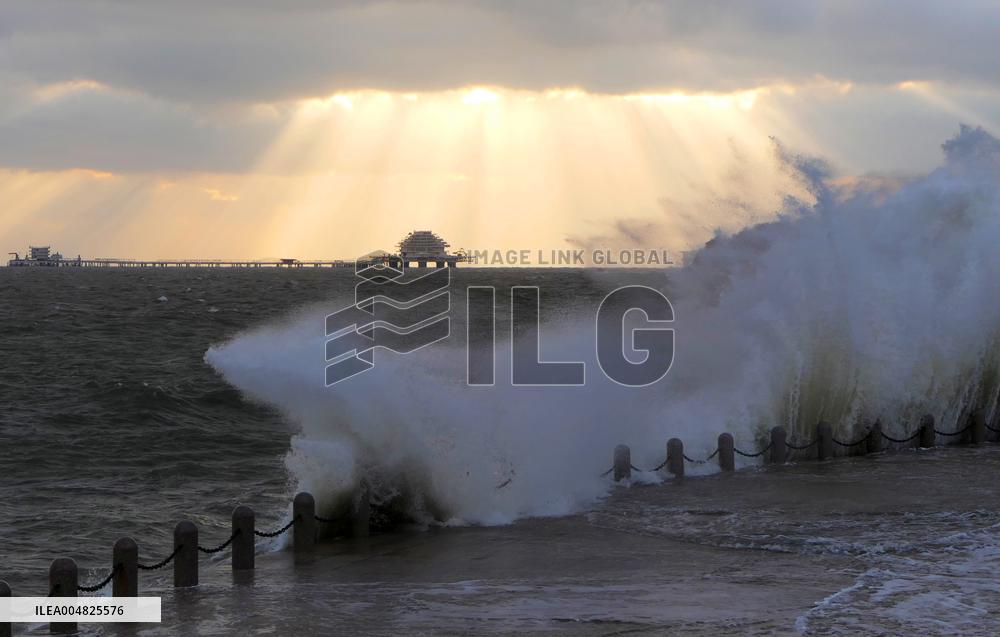 Light Waterfall Landscape