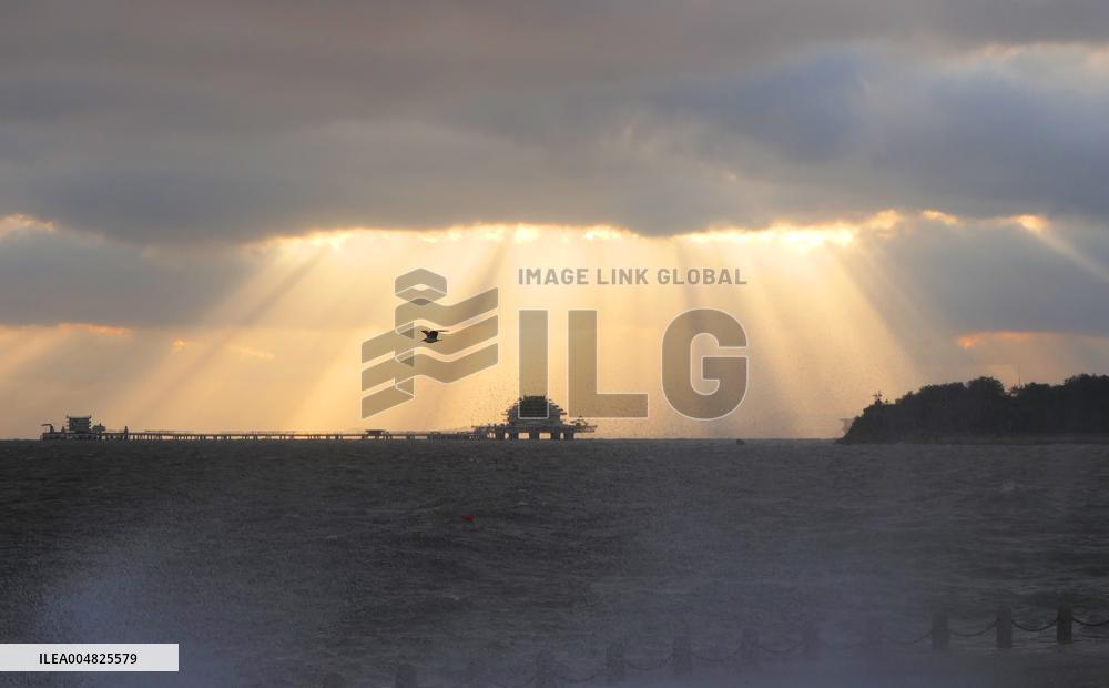 Light Waterfall Landscape