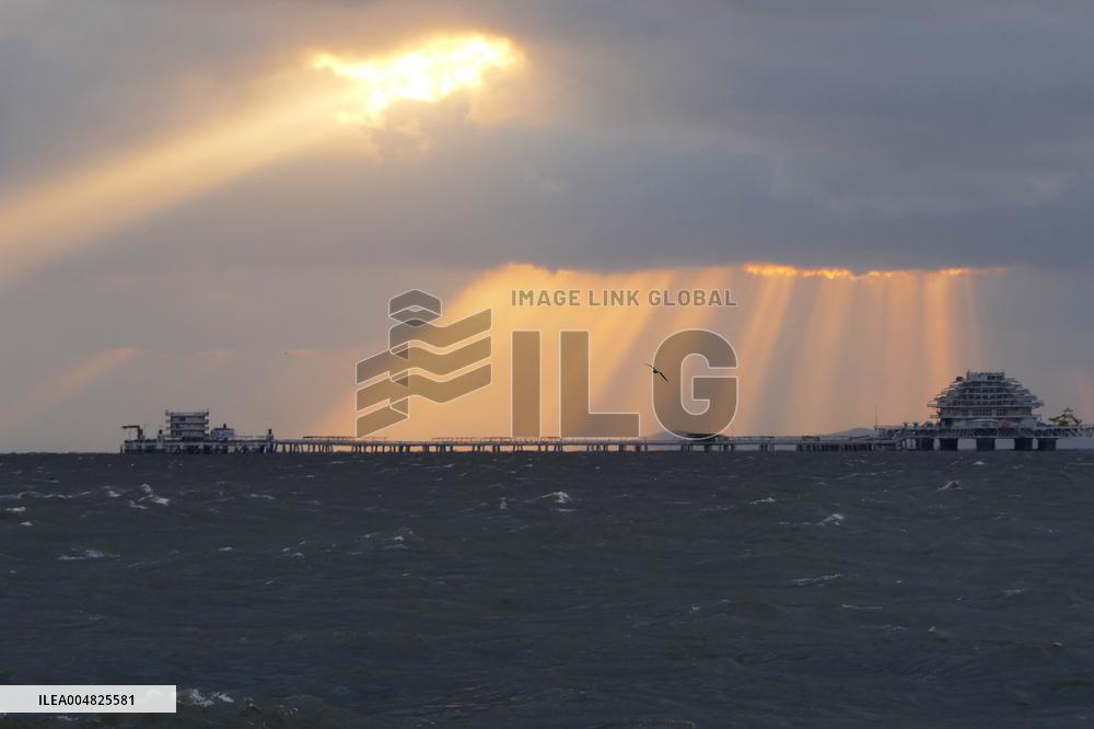 Light Waterfall Landscape