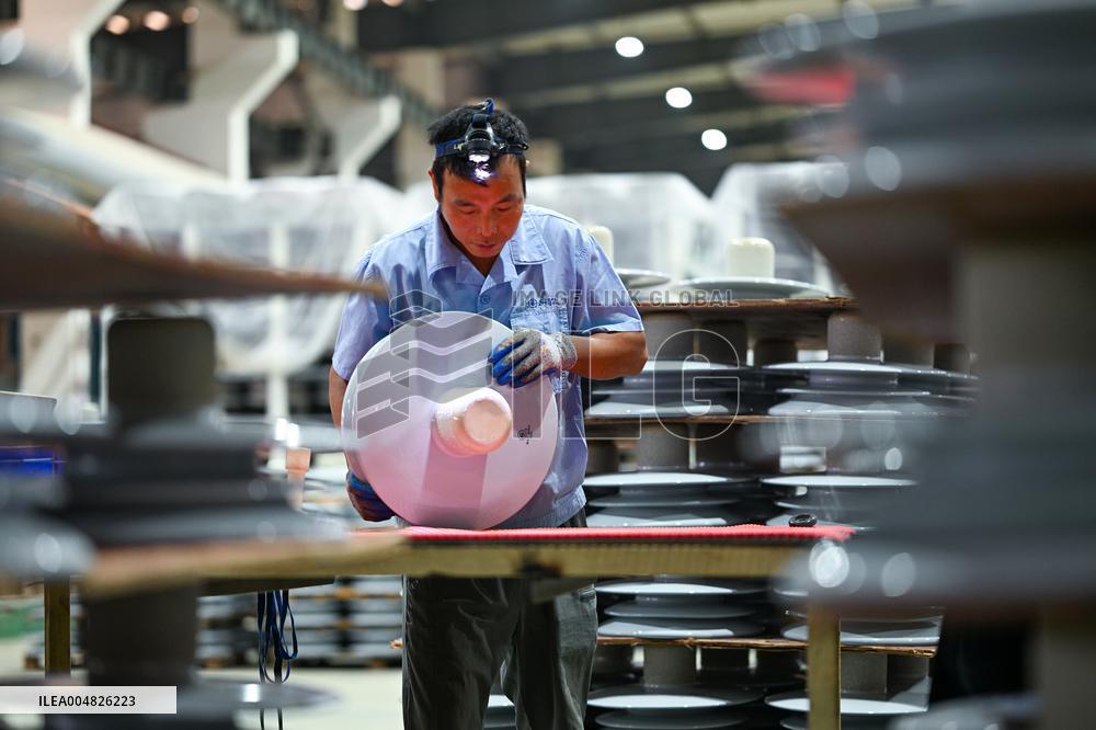 The Largest Porcelain Insulator Production Base in China