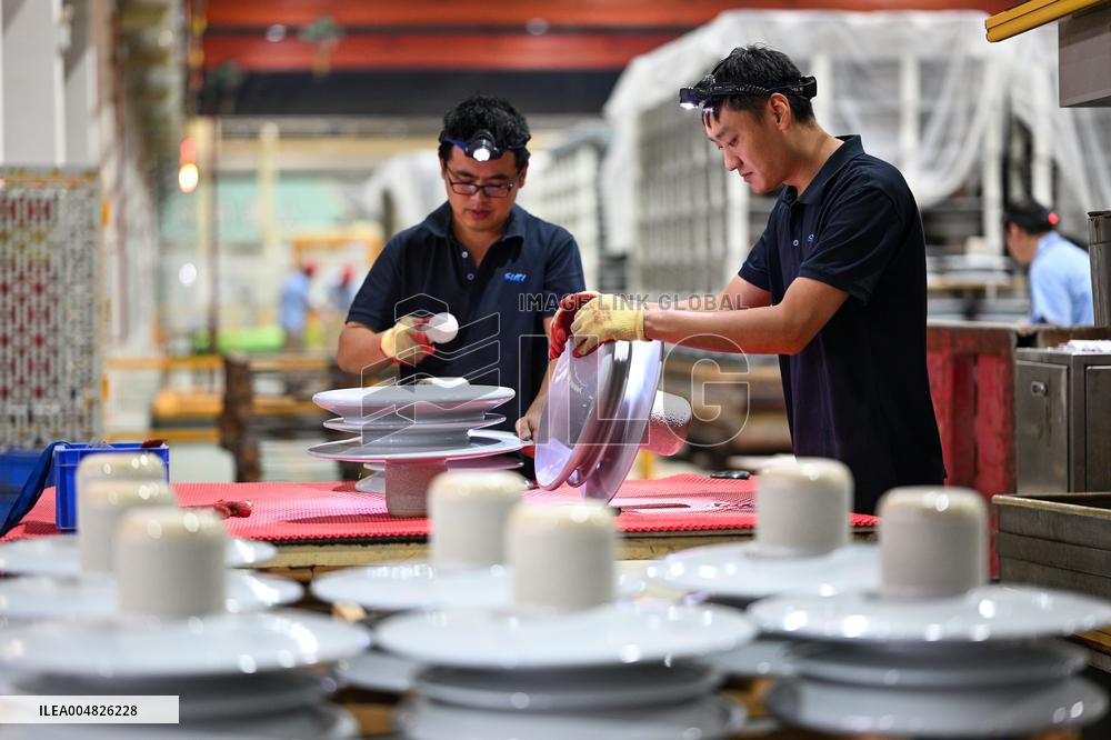 The Largest Porcelain Insulator Production Base in China