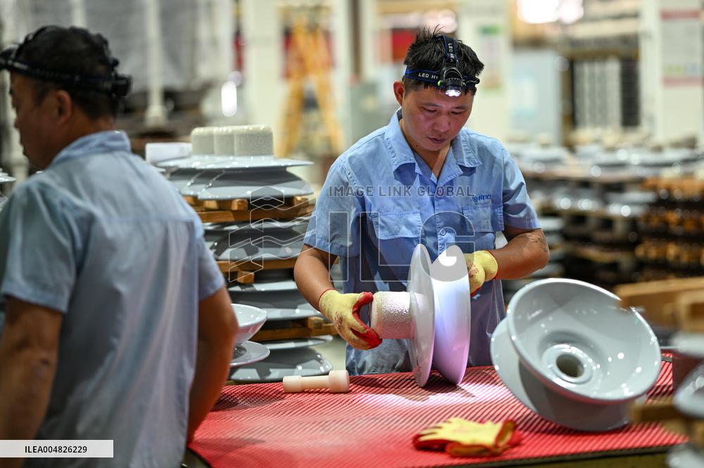 The Largest Porcelain Insulator Production Base in China