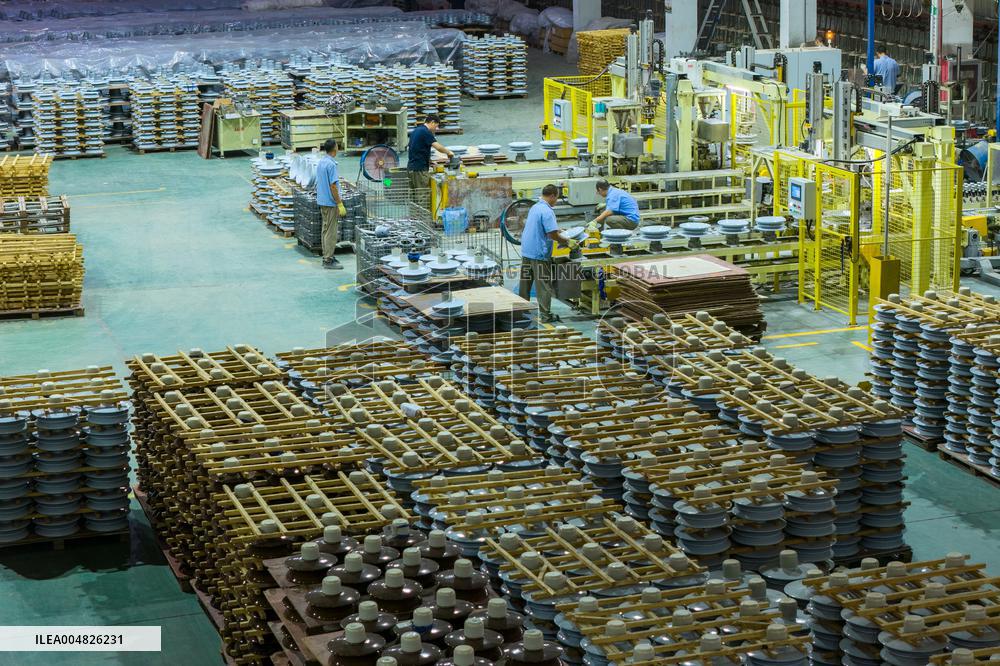The Largest Porcelain Insulator Production Base in China