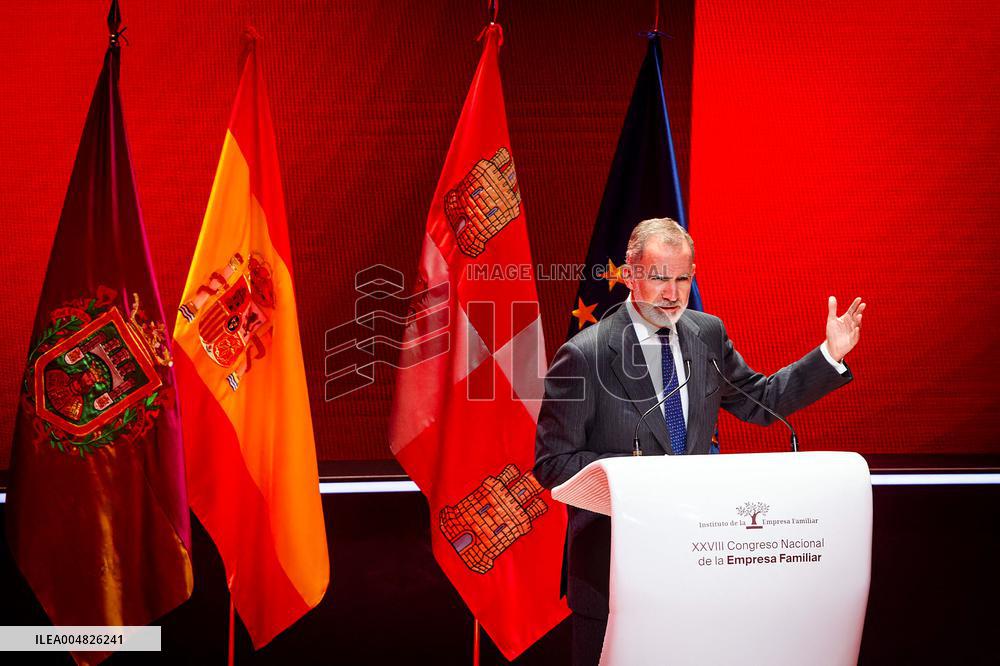 The King inaugurates the XXVIII National Congress of Family Businesses - Spain